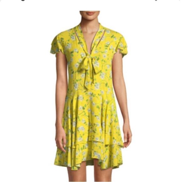 Plenty Flutter-Sleeve Mini Dress by Anthropologie - Picture 1 of 10